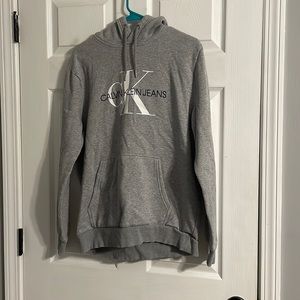 Calvin Klein Gray Hoodie Large